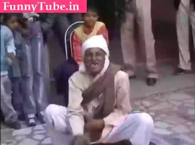 Funny Desi Buddha Dance GIF
