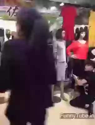 Funny Fail In Womens Cloth Shop