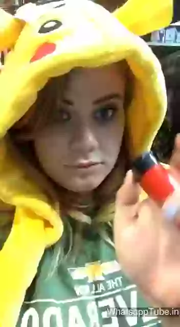 Funny girl having funny lighter