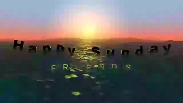 Happy Sunday 3D GIF For Whatsapp