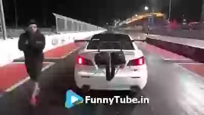 Hilarious Car Drag Race Fail