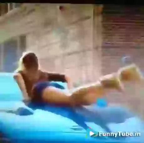 Hot Girl Washing Car Funny Fail GIF