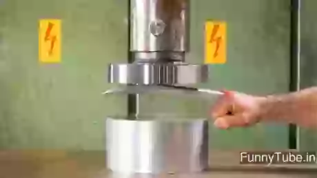 Hydraulic press vs Wolverine claw This Is Real