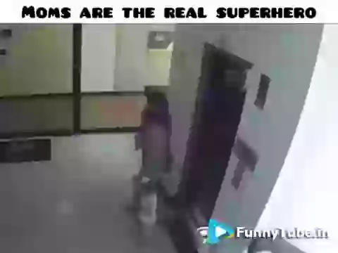 Mom The Real Super Hero Saved Her Child