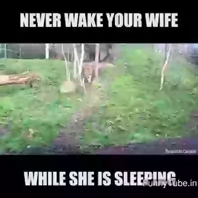 Never Wake Your Wife When Sleeping Funny