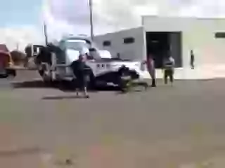 OMG Hilarious Rope On Road Biker Down