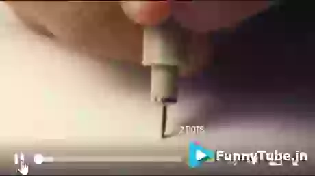 Portrait of 3.2 Million Dots Amazing Video