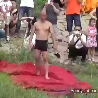 Running on water Just a Shaolin monk