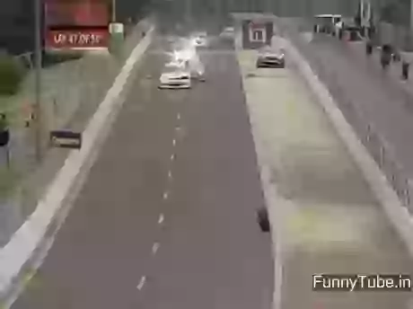 Tire Roll And Perfect Landing