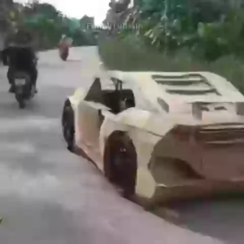 Very Funny Home Made Lamborghini Ever